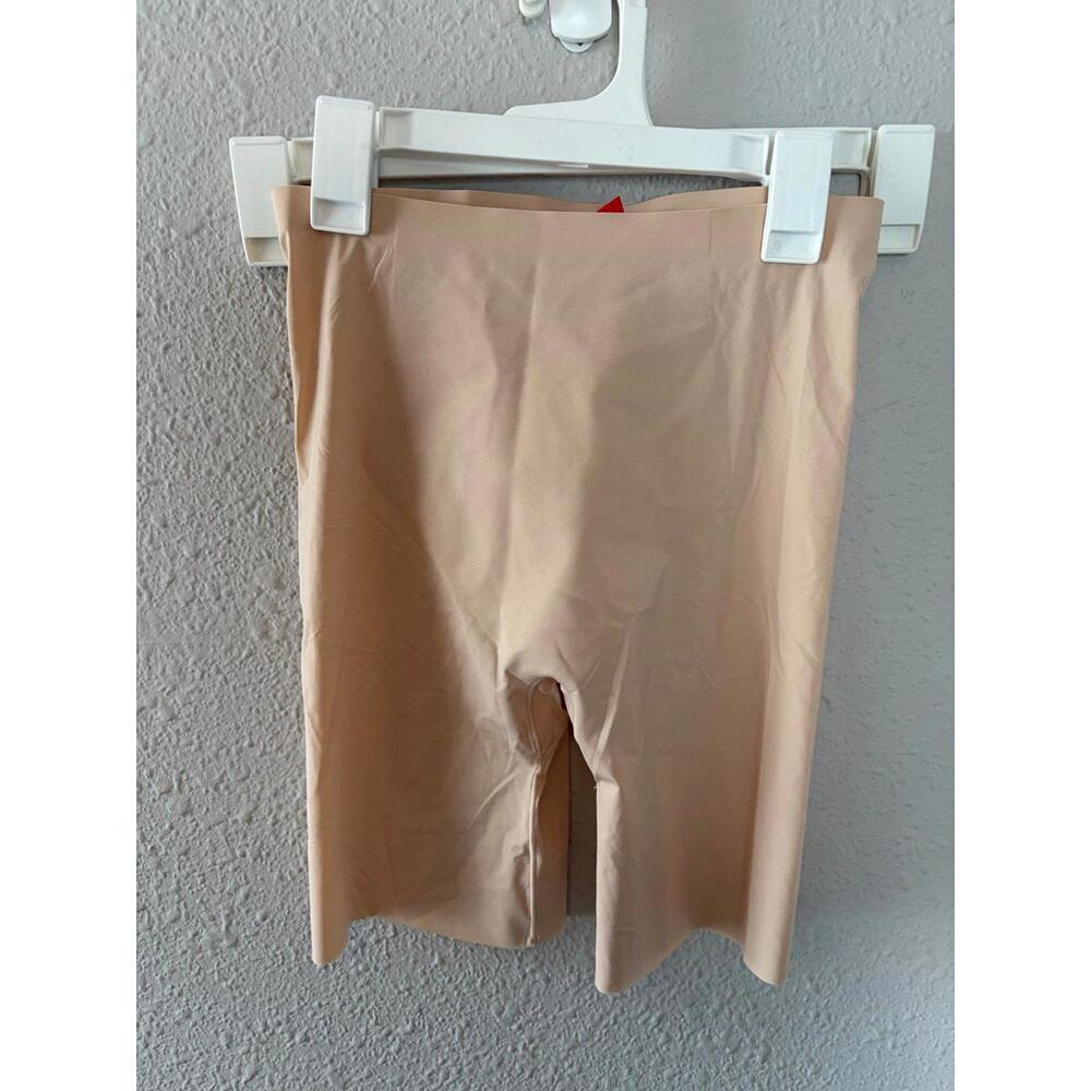 Spanx beige shaping shorts size S. 7in inseam